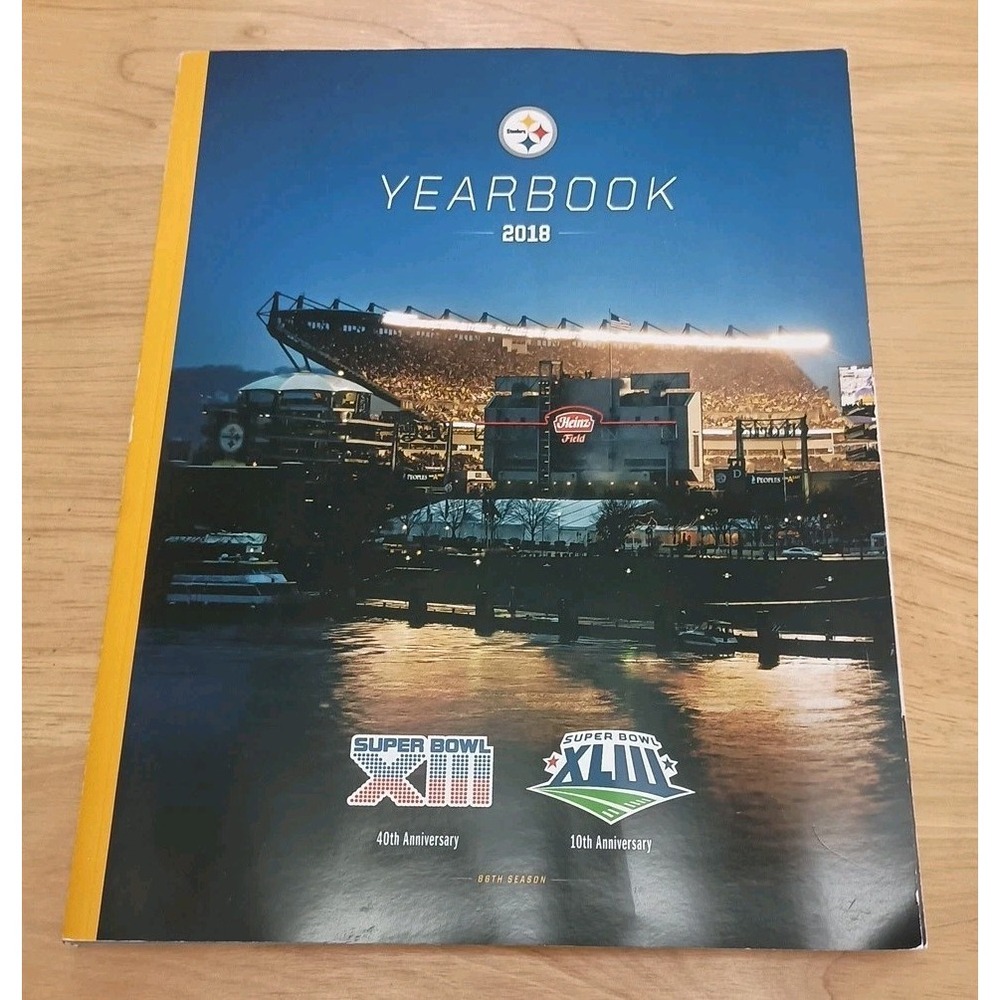 2018 Pittsburgh Steelers Yearbook NFL Football Ben Roethlisberger Heinz Field
